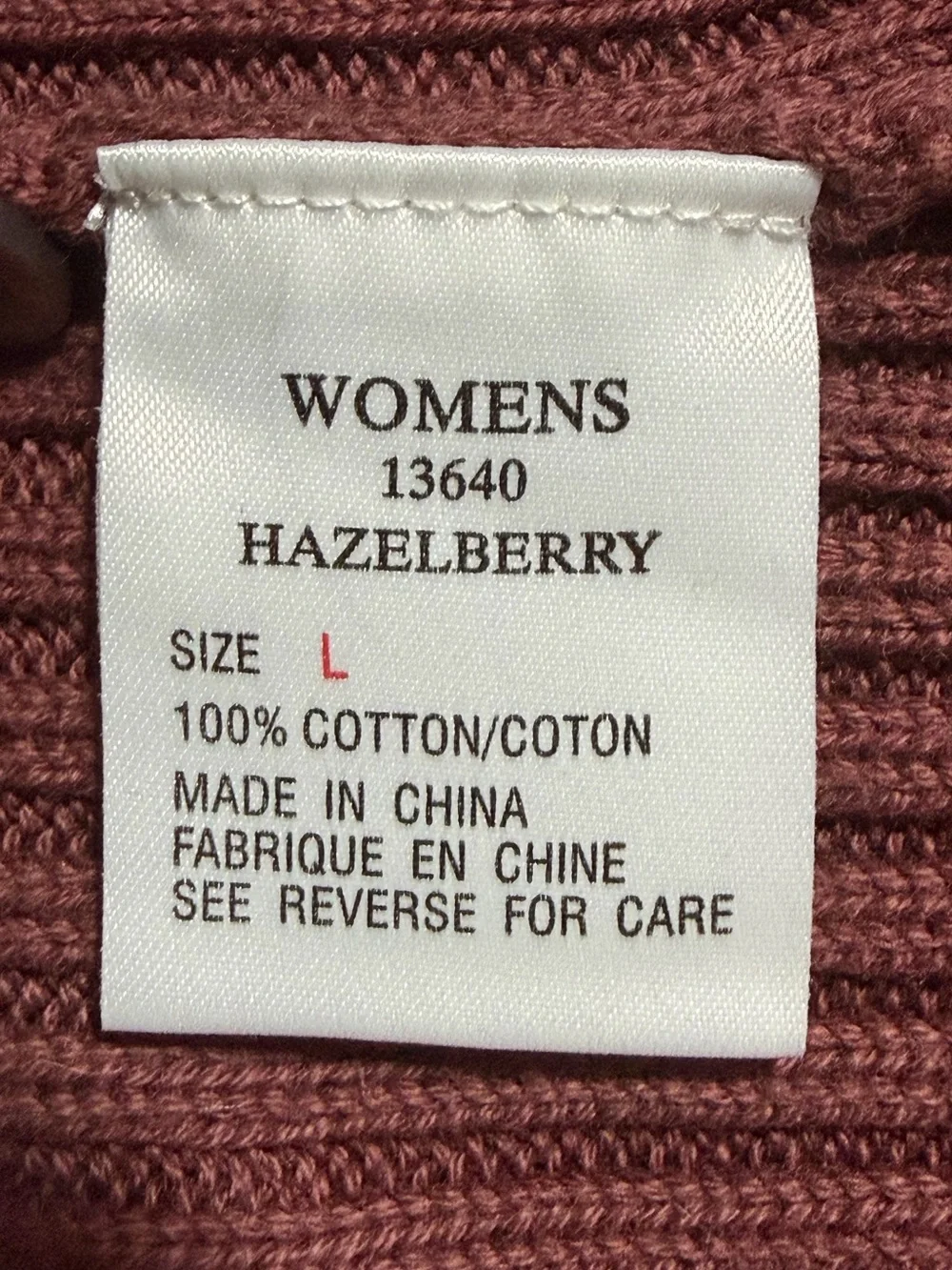 Woolrich Heritage Ribbed Henley Sweater - Button & Zip Mock Neck - Hazelberry - Picture 7 of 7
